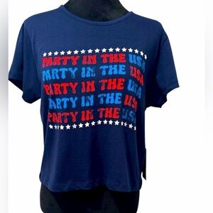 Love Dazed Junior XL, Patriotic July 4th with this "Party in the USA" Shirt NWT